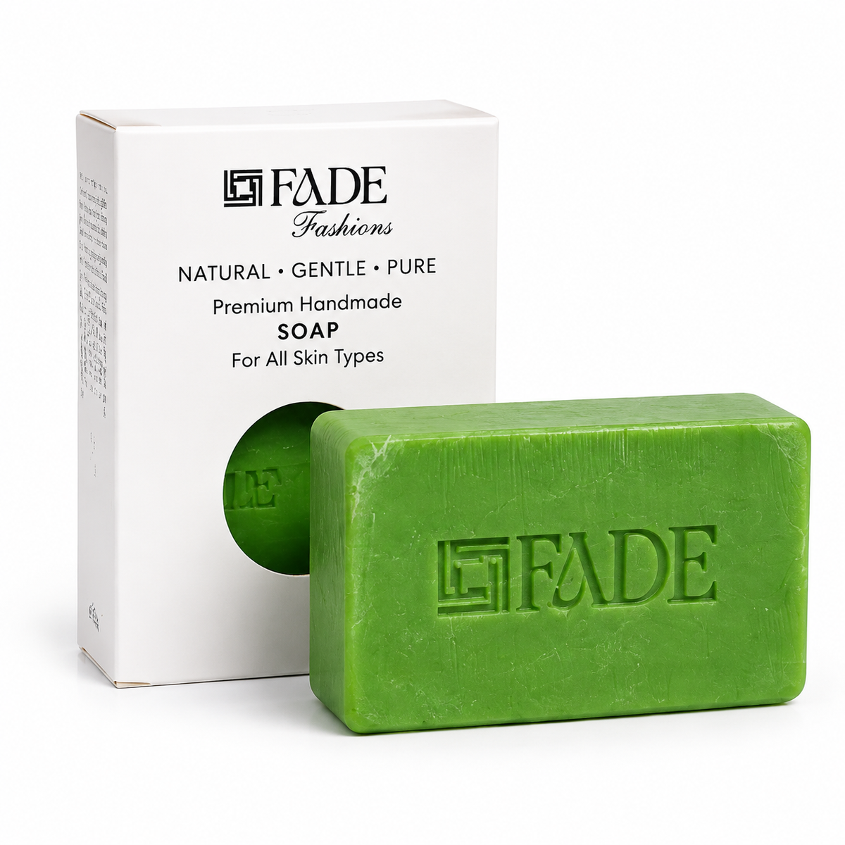 FADE FASHIONS Neem Soap with Neem Powder, Goat Milk, Glycerin, Neem Oil, Coconut Oil, Castor Oil & Zinc PCA | Nourishing & Cleansing Bath Soap | For Men & Women | 100 g
