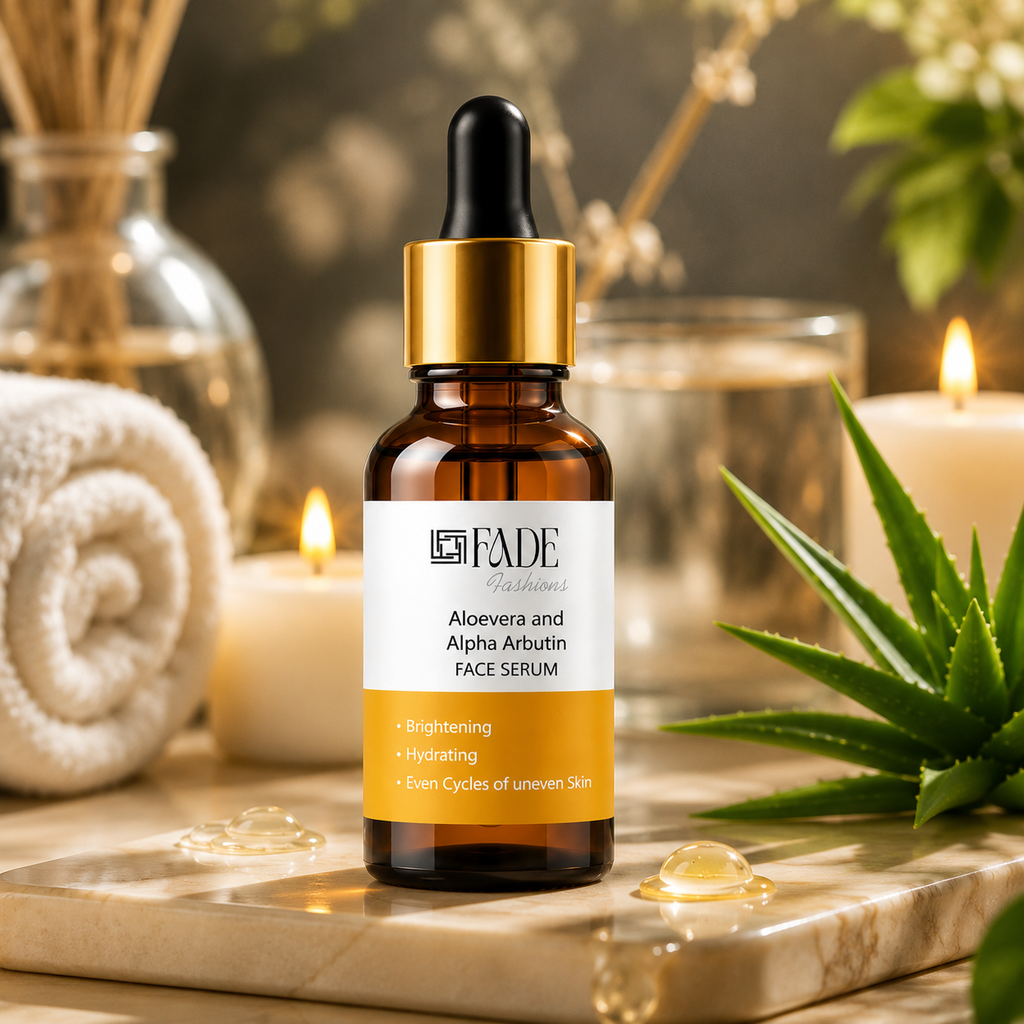 Fade Fashion 15 ml Face Serum with Vitamin C Serum, Niacinamide Serum & Hyaluronic Acid for Glowing Skin, Dark Spot Remover, Acne Marks, Anti Aging, Moisturizing Skincare for Women Men